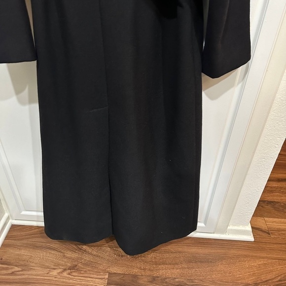 Harve Benard Faux Fur Wool Long Coat Size 14 - Picture 9 of 10